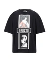 Fausto Puglisi T-shirts In Black