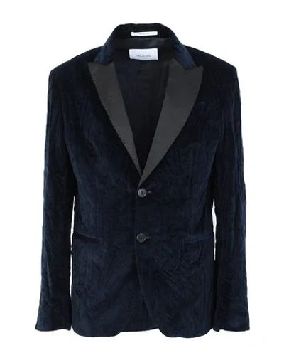 Aglini Suit Jackets In Dark Blue