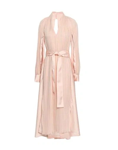 Adeam Long Dress In Pink