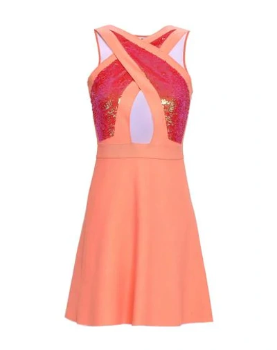 Antonino Valenti Short Dress In Salmon Pink