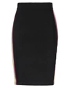 Isabel Marant Étoile Dridget Striped Stretch-knit Pencil Skirt In Black