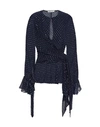 Simkhai Tie-front Blouse In Dark Blue
