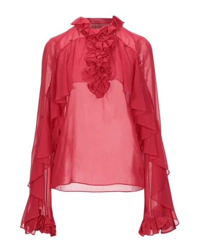 Amuse Blouse In Red