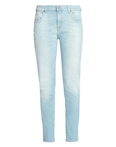 7 For All Mankind Denim Pants In Blue