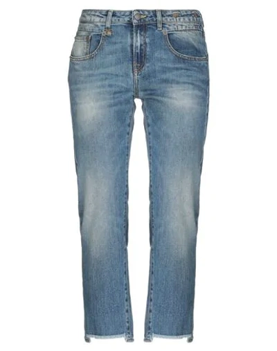 R13 Denim Cropped In Blue