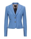 Atos Lombardini Sartorial Jacket In Pastel Blue