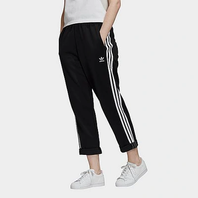 Adidas Originals Adidas Women's Originals Primeblue Relaxed Boyfriend Cuffed Sweatpants In Black