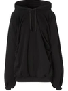 Burberry Black Aurore Vintage Check Hoodie In Black