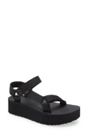 Teva Black Flatform Universal Sandals