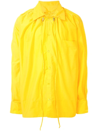 Botter Button-front Shirt In Yellow