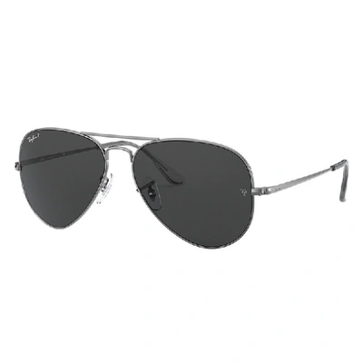 Ray Ban Rb3689 Sunglasses In Gunmetal