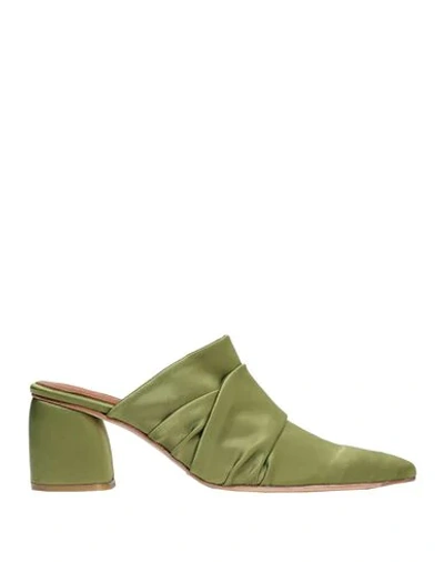 Miista Mules And Clogs In Light Green