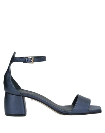 Greymer Sandals In Slate Blue