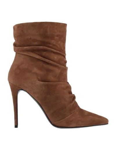 Wo Milano Ankle Boot In Brown