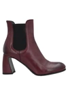 Ernesto Dolani Ankle Boots In Maroon