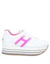 HOGAN HOGAN WOMAN SNEAKERS WHITE SIZE 8 SOFT LEATHER