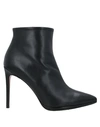 ANNA F ANNA F. WOMAN ANKLE BOOTS BLACK SIZE 11 SOFT LEATHER,11902298EO 13