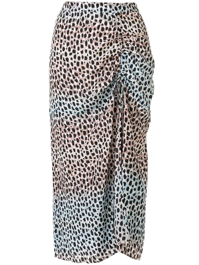 Suboo Amelie Animal-print Skirt In Multicolour