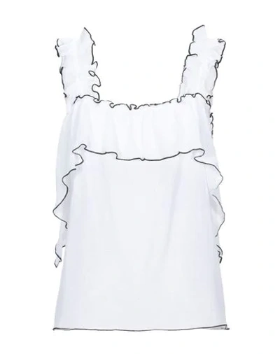 Antik Batik Top In White