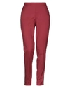 BE BLUMARINE BE BLUMARINE WOMAN PANTS RED SIZE 8 POLYESTER, VISCOSE, ELASTANE,13482544UE 3