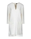 Elisabetta Franchi Short Dress In White