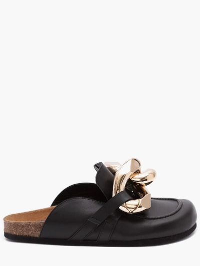 JW ANDERSON JW ANDERSON CHAIN LOAFER LEATHER MULES,15358200