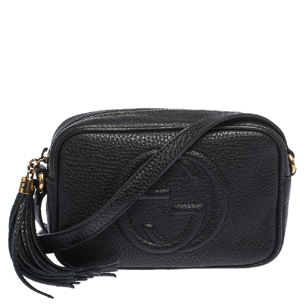 Gucci Soho Disco Black Small Shoulder Bag Paul Smith