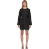 3.1 PHILLIP LIM / フィリップ リム BLACK BUTTON-DOWN BELTED DRESS