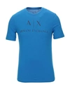 Armani Exchange T-shirt In Bright Blue