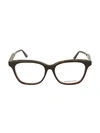 BOTTEGA VENETA 53MM SQUARE OPTICAL GLASSES,0400012767305