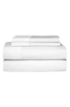 MICHAEL ARAM STRIATED BAND 400 THREAD COUNT FITTED SHEET,2-0089TCGY