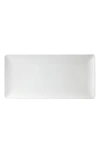 Wedgwood Gio Bone China Rectangular Serving Tray In White