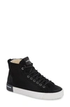 Blackstone Ql70 Genuine Shearling Lined Sneaker In Black Leather
