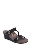 AETREX LYDIA STRAPPY WEDGE SANDAL,EW308