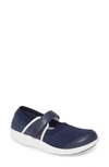 Traq By Alegria Alegria Qutie Mary Jane Flat In Navy