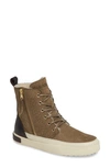 Blackstone 'cw96' Genuine Shearling Lined Sneaker Boot In Cub Leather