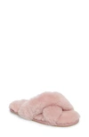 Patricia Green Mt. Hood Genuine Shearling Slipper In Powder Pink