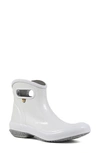 Bogs Glitter Waterproof Rain Boot In Silver