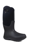 Bogs Neo Classic Tall Waterproof Rain Boot In Black