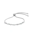 TOMMY HILFIGER WOMEN'S SILVER-TONE STAINLESS STEEL BRACELET