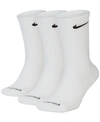 NIKE EVERYDAY PLUS CUSHIONED TRAINING CREW SOCKS 3 PAIRS