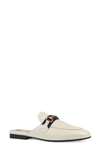 Gucci Princetown Horsebit-detailed Leather Slippers In Mystic White/ Blue/ Red