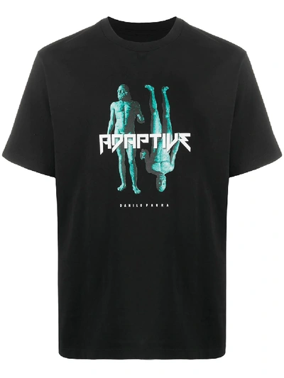 Paura Adaptive Crew Neck T-shirt In Black