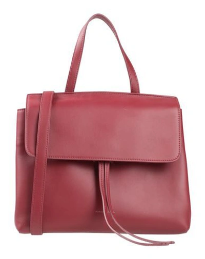 Mansur Gavriel Handbag In Maroon