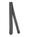 Dolce & Gabbana Man Ties & Bow Ties Steel Grey Size - Silk In Grey