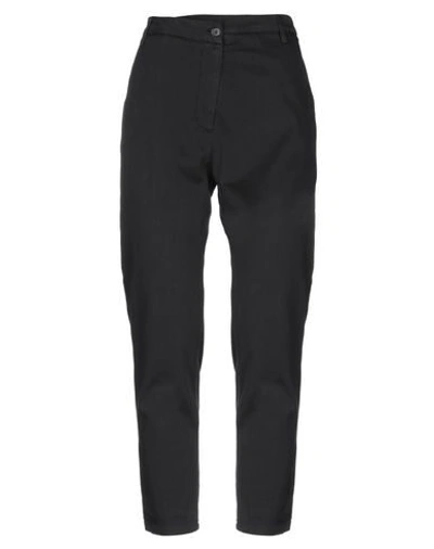 Manila Grace Casual Pants In Black
