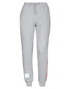 THOM BROWNE THOM BROWNE WOMAN PANTS GREY SIZE 0 COTTON, ELASTANE