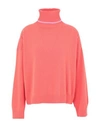 Semicouture Turtlenecks In Red
