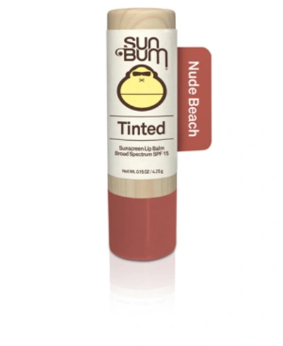 Sun Bum Tinted Sunscreen Lip Balm Spf 15, 0.15 Oz. In Nude Beach