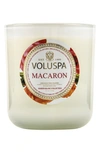 VOLUSPA MAISON BLANC MACARON CLASSIC MAISON CANDLE, 12 OZ,2604